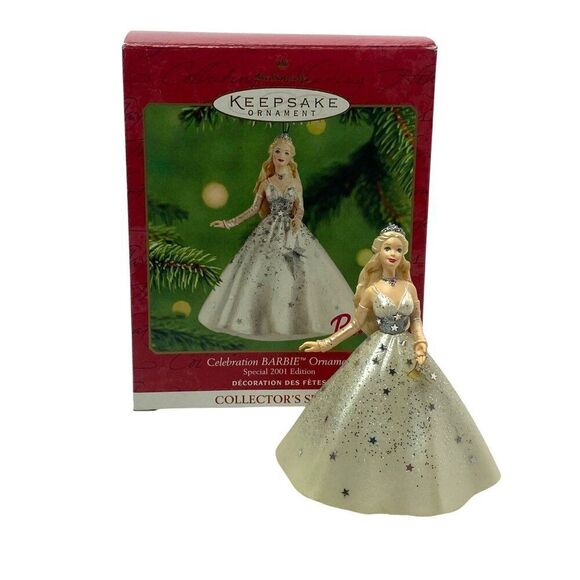 2001 Celebration BARBIE Hallmark Ornament 2nd in Series - Picture 1 of 4